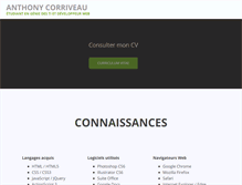 Tablet Screenshot of anthonycorriveau.com
